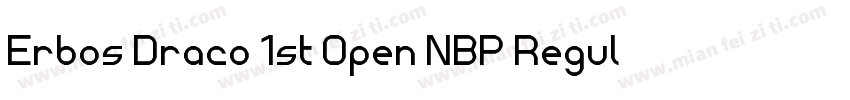 Erbos Draco 1st Open NBP Regular 商字体转换